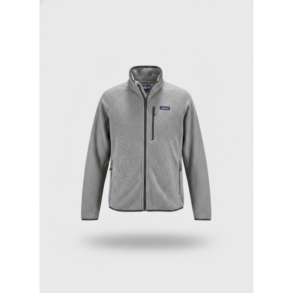 Patagonia Better Sweater Hybrid Full Zip Fleece Jacket Grey Mens Large Kabouter
